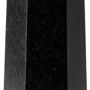 Amazing Gemstone Black Tourmaline Crystal Towers ~ Natural Healing Crystal Point Obelisk for Reiki Healing and Crystal Grid (2" to 3" Inch)