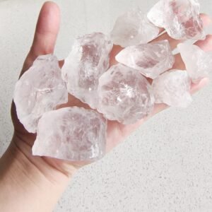 Luckeeper 1 lb Rough Crystals Bulk Raw Healing Stones for Tumbling, Wire Wrapping, Wicca Reiki,Meditation